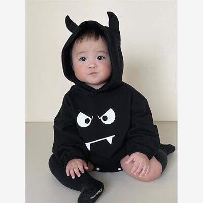 Baby jumpsuit Halloween hooded climbing suit婴儿万圣节服装