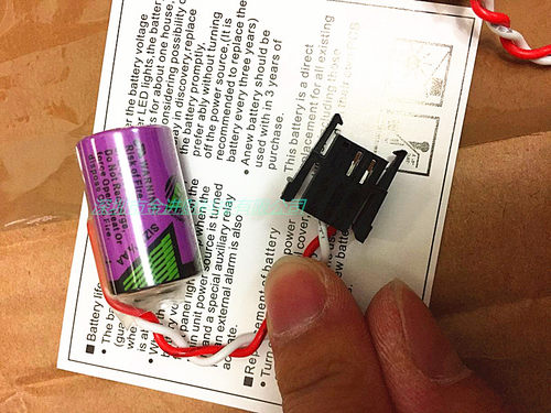 原装TADIRAN tl-2150 3.6V锂电池SL-350 1/2AAtl-5902  带3孔插头