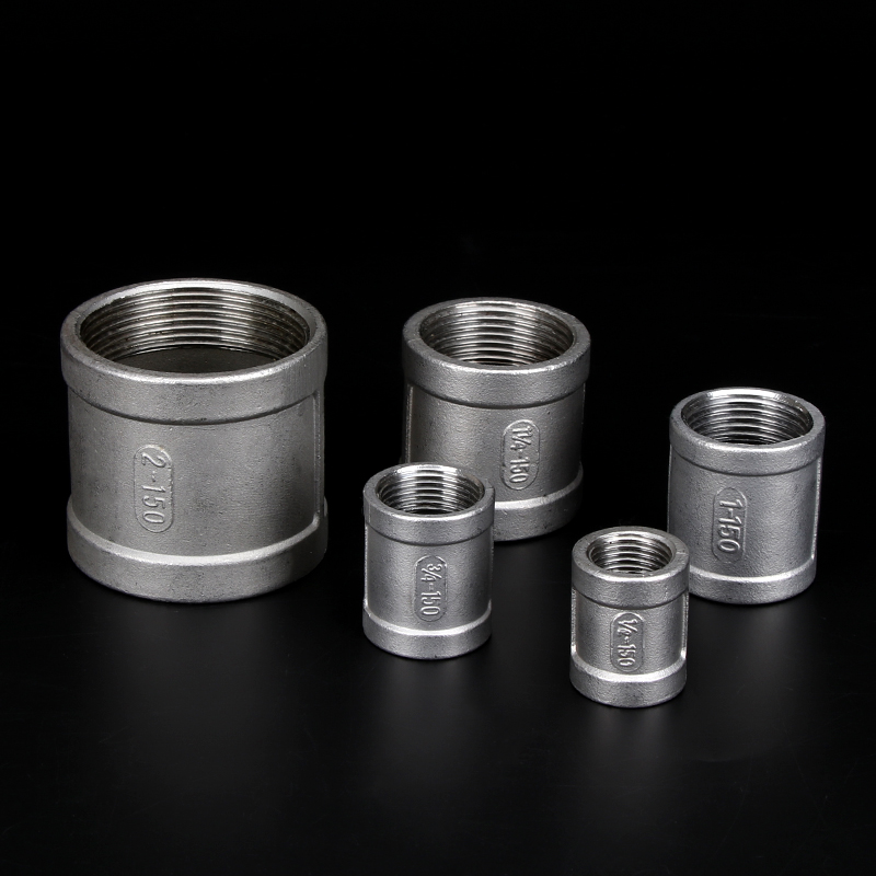 304不锈钢管古丝扣内丝管箍管古外接头304直接直通束节束接4分6分