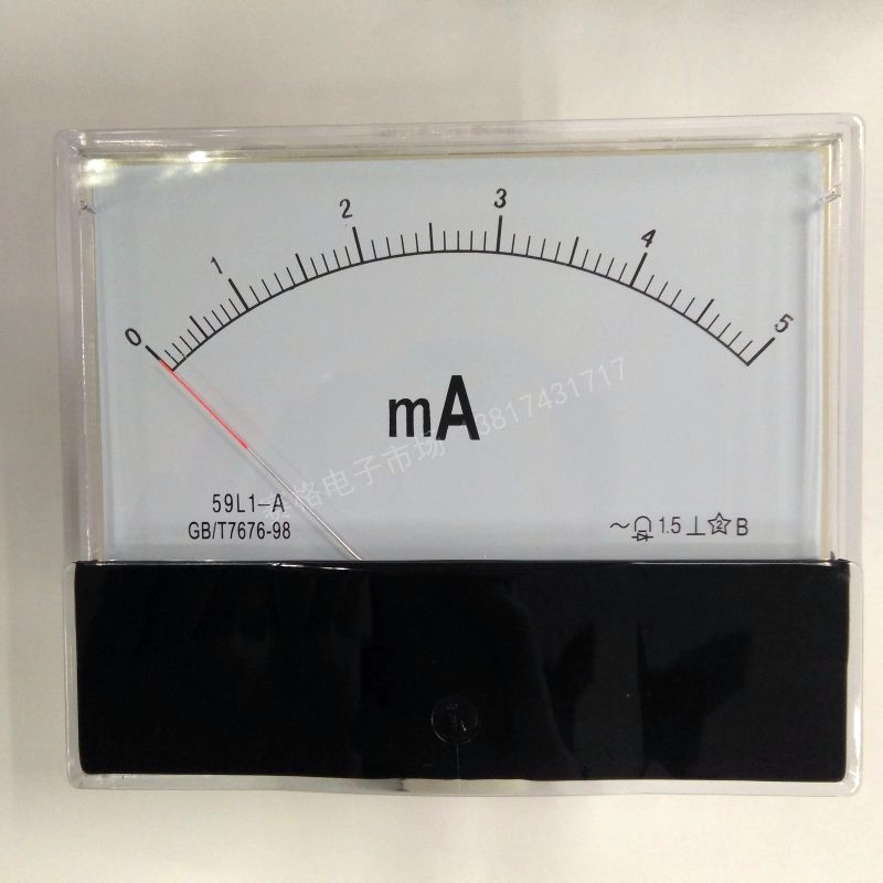 59L1 交流毫安电流表5MA 10MA30MA指针2A5A 10A20A 100ma 59C2