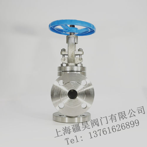 不锈钢法兰角式截止阀直