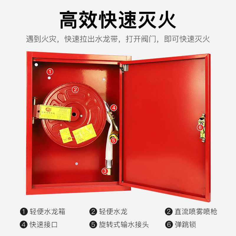 轻便消防水龙软管卷盘火