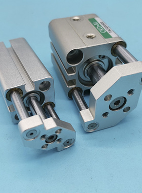 亚德客型三轴超薄导向气缸TACQ20X5/10/15/20*25/30/35/40S-H带磁