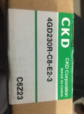 4GD230R-C8-E2-3现货CKD电磁阀DC24V原装当天发货