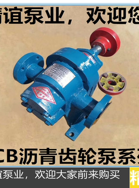 高温电动齿轮油泵LCB-3A/LCB-3B 乳化沥青保温泵搅拌站泵修路泵