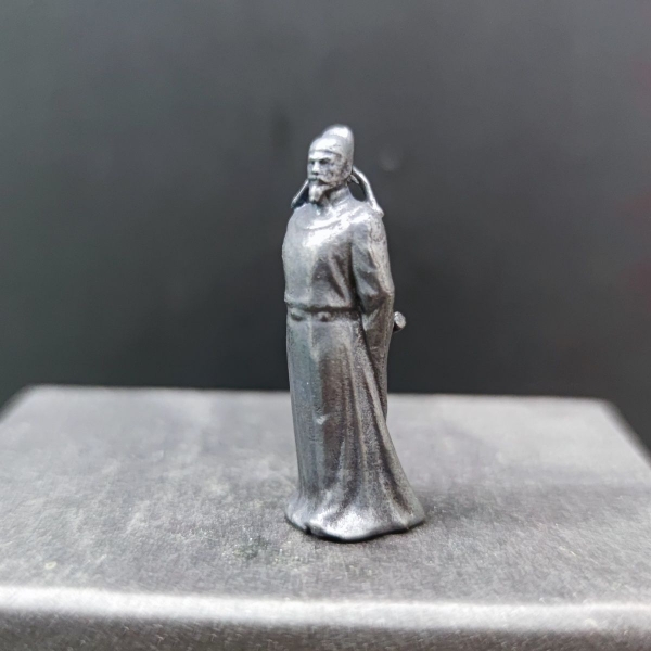纯铜做旧古人物李白诗模