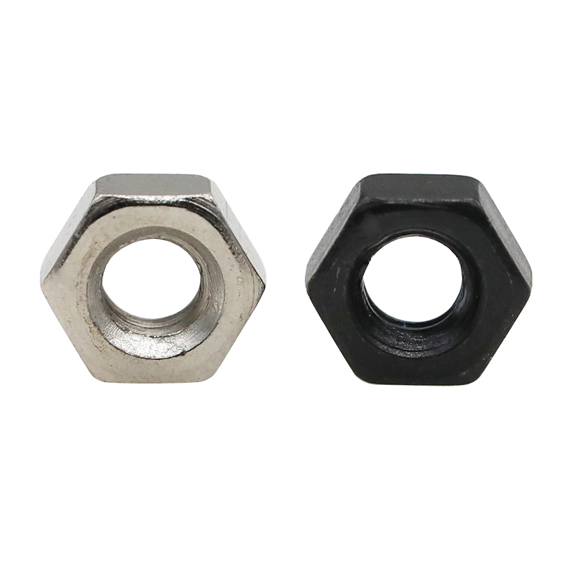 碳钢4.8级镀镍六角螺母M1.2M1.4M1.6M2M2.5M3M34六角螺帽