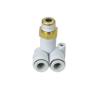 全新正品直角外螺三通接