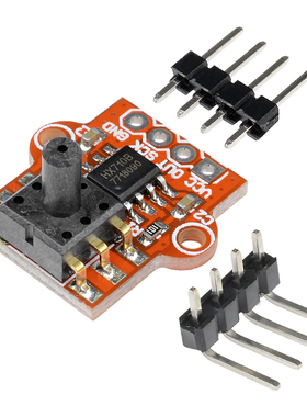 3.3-5V气压传感器模块压力传感器水位液位传感器控制器板0-40KPa