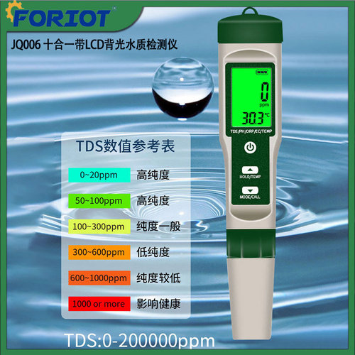 背光水质检测仪盐度氚电