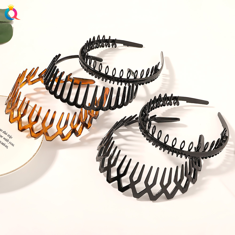 奇阅防滑带齿发箍压刘海