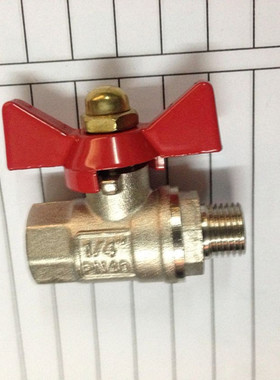 FAIYA出口2分3分气泵阀门4分6分铜阀门开关 铜球阀电镀DN8DN1015