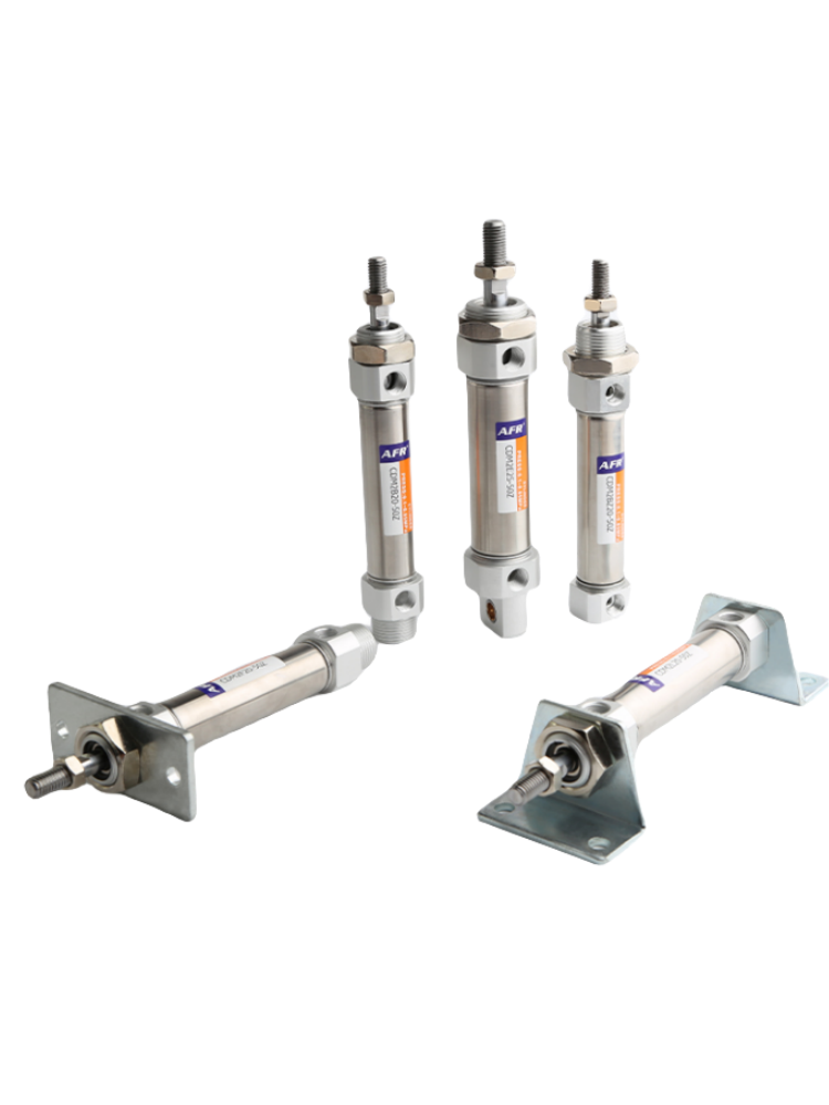 气动杆不旋转锈钢迷你缸