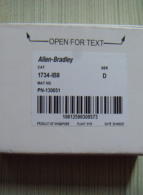 议价1734-TBCJC 罗克韦尔 B CompactLogix I/O模块 1734TBCJC