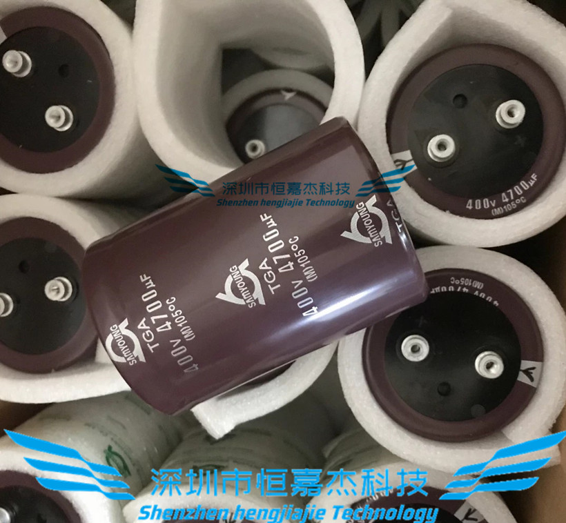 电解电容400V4700UF 450V RFA系列 韩国三莹SAMYOUNG 螺丝脚 85度