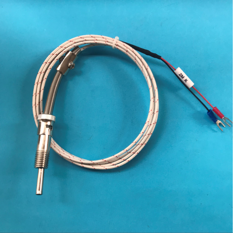WYH中天 压簧式热电偶K型压簧偶WRNT-01纱包线压簧热电偶传感器