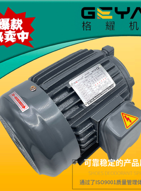 GEYAO格耀C01/02/03/05-43BO液压站电机 1HP 0.75/1.5/2.2/3.75KW
