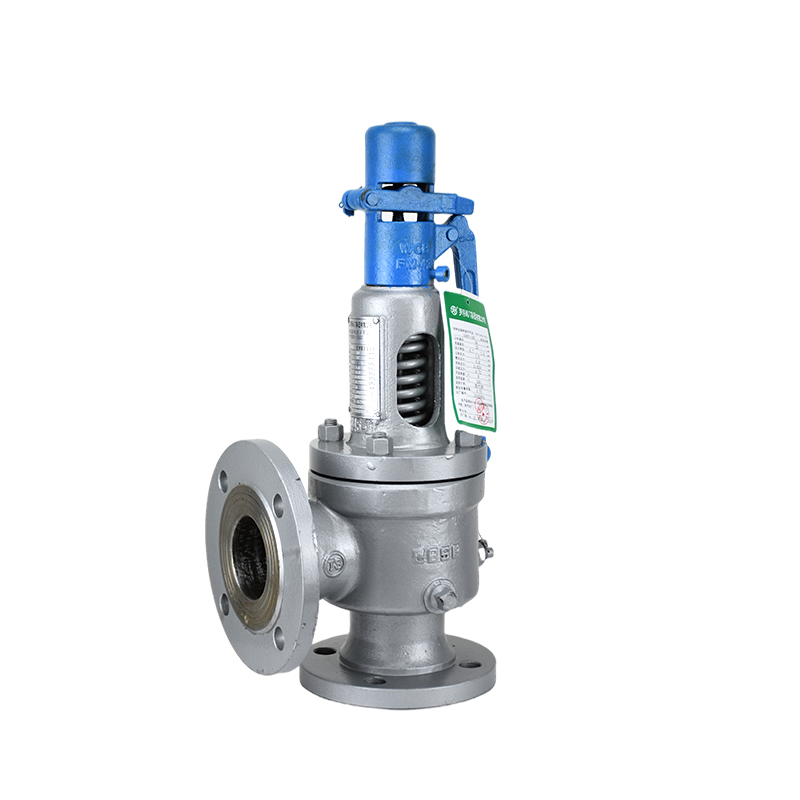 罗浮阀门A48Y-16C电站锅炉蒸汽带扳手弹簧全启式法兰安全阀泄压阀
