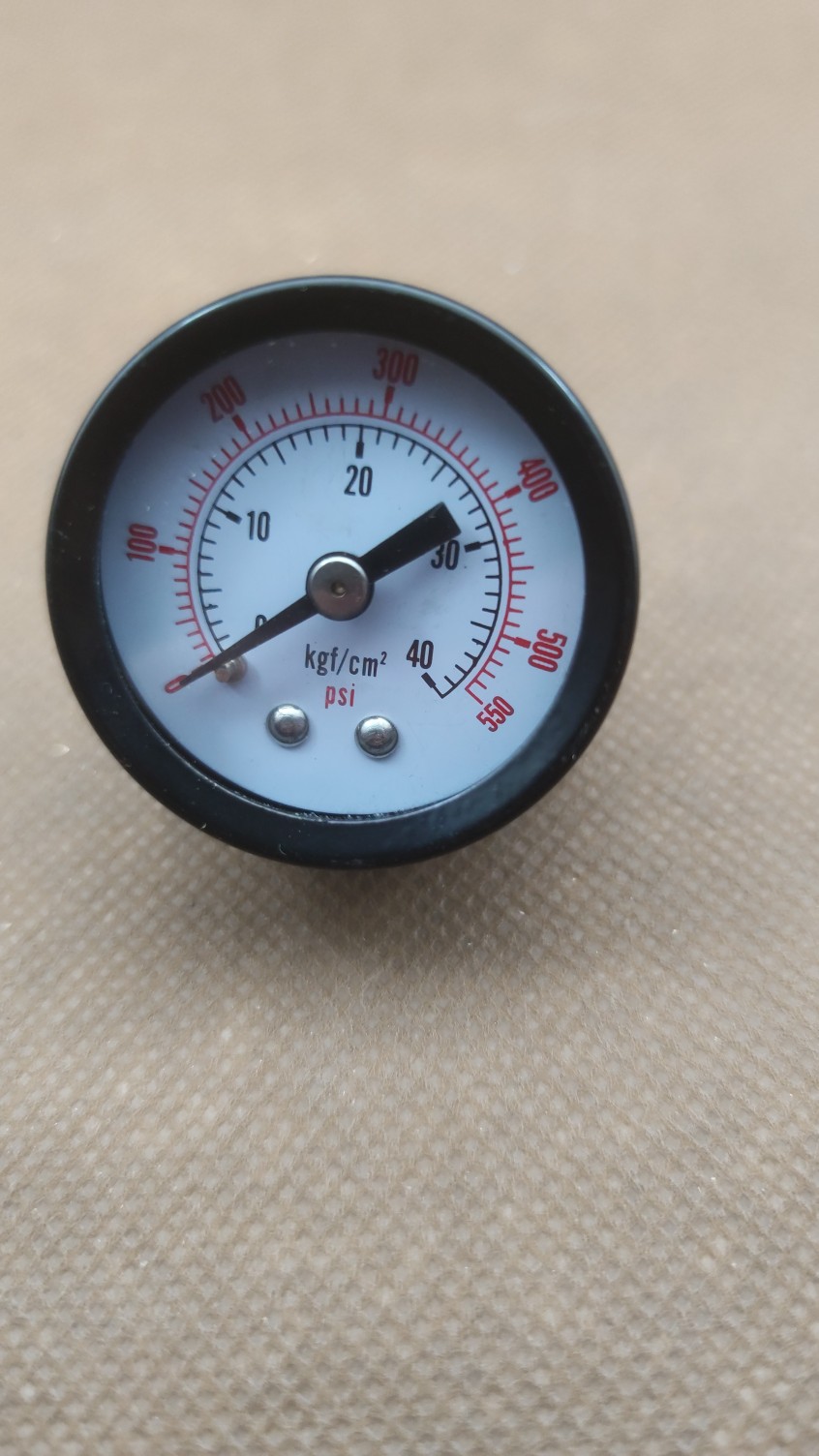 QTYH高压调压阀压力表 气表 调压表 40mm气压表0-40kg 1/4 2分