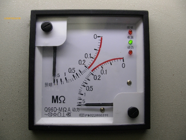 Q96双路绝缘电阻监测仪 96型绝缘表 F96-BMΩ兆欧表