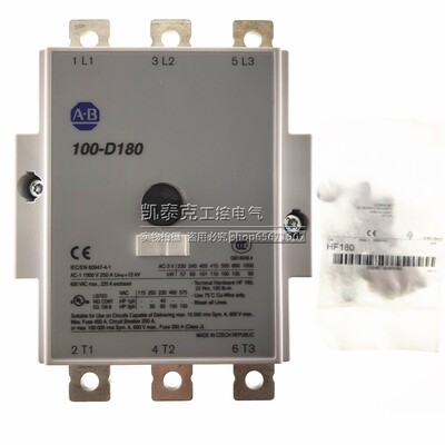 正品美国AB接触器 Allen-Bradle 100-D180D00 100-D180 110V