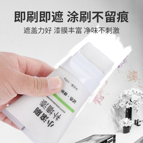 小滚刷补墙漆家用自筒白