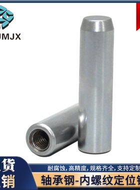 MSTM圆柱销SUJ2销钉定位销XLTM加硬淬火带拉拔一端内螺纹实心固定