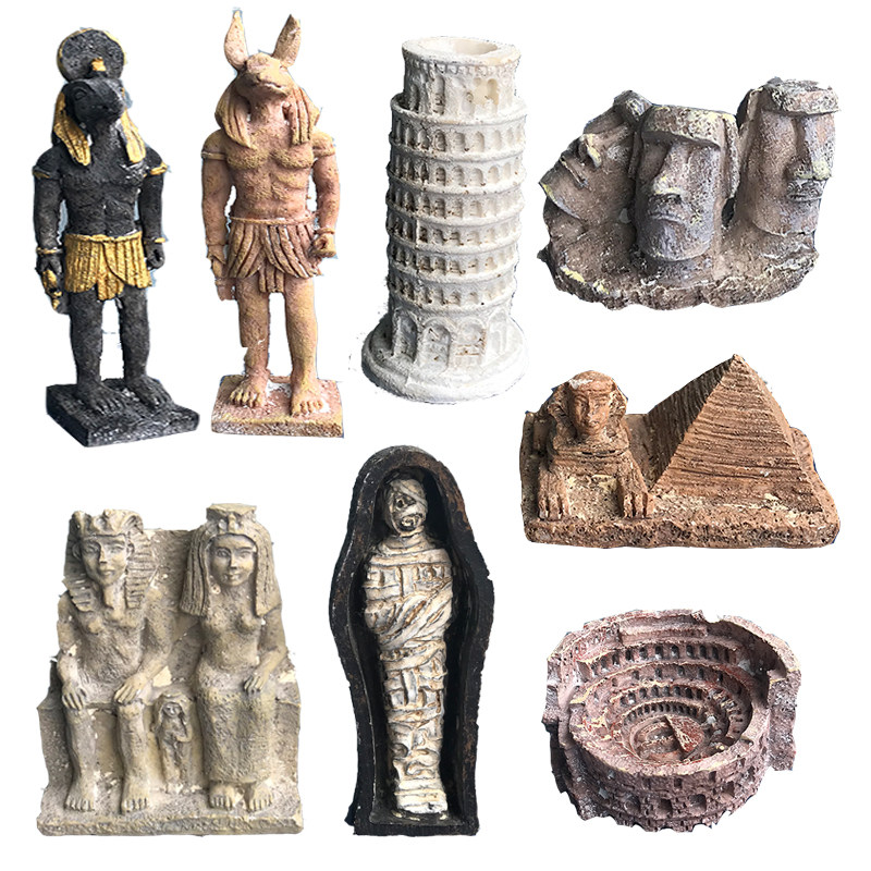 儿童考古挖掘玩具金字塔木乃伊国外建筑模型diy手工创意礼物化石8