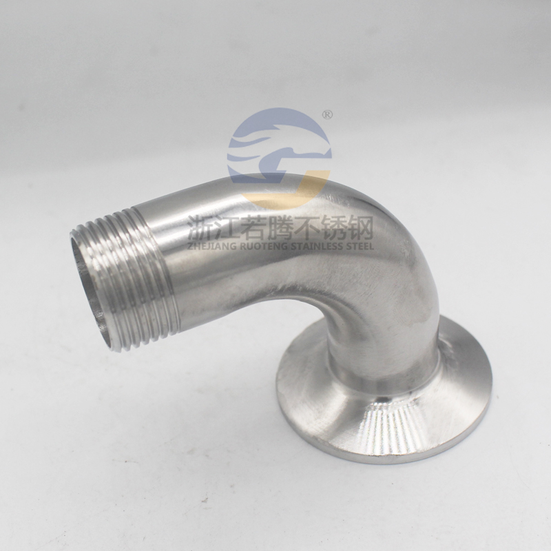 若腾不锈钢快装外丝弯头