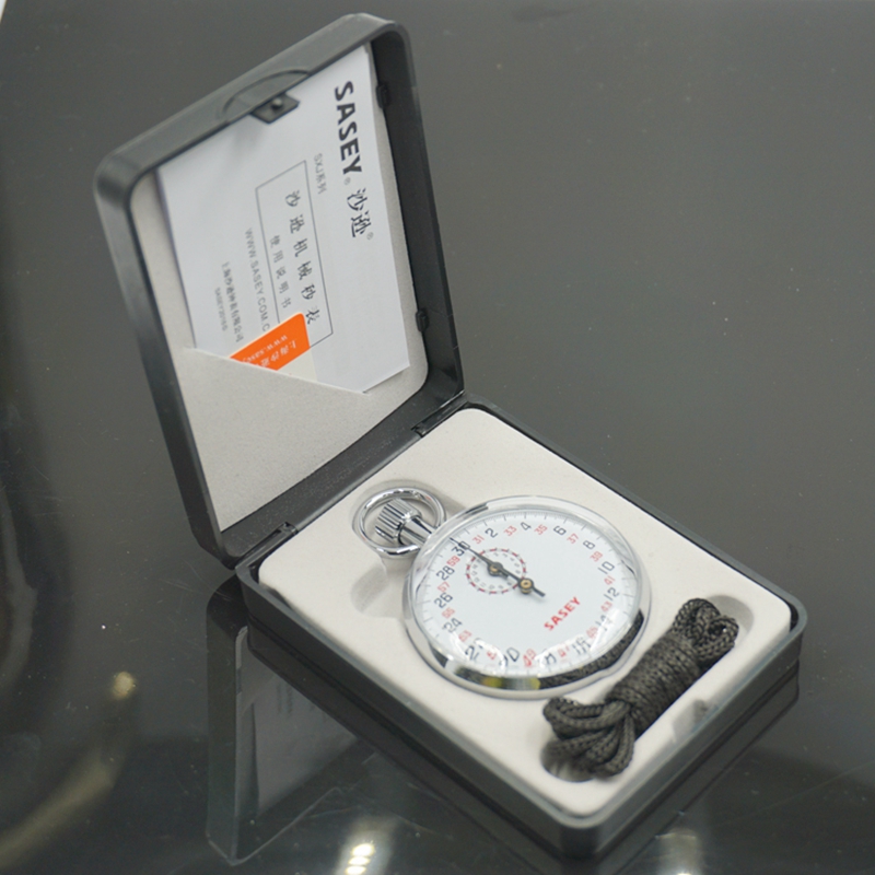 沙逊SASEY机械秒表 定时秒表 504田径比赛矿井金属钻石发条秒表