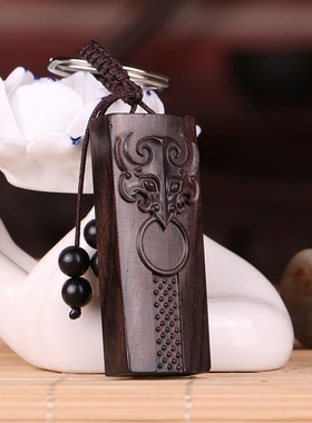 仿古木雕工艺品檀木蝙蝠