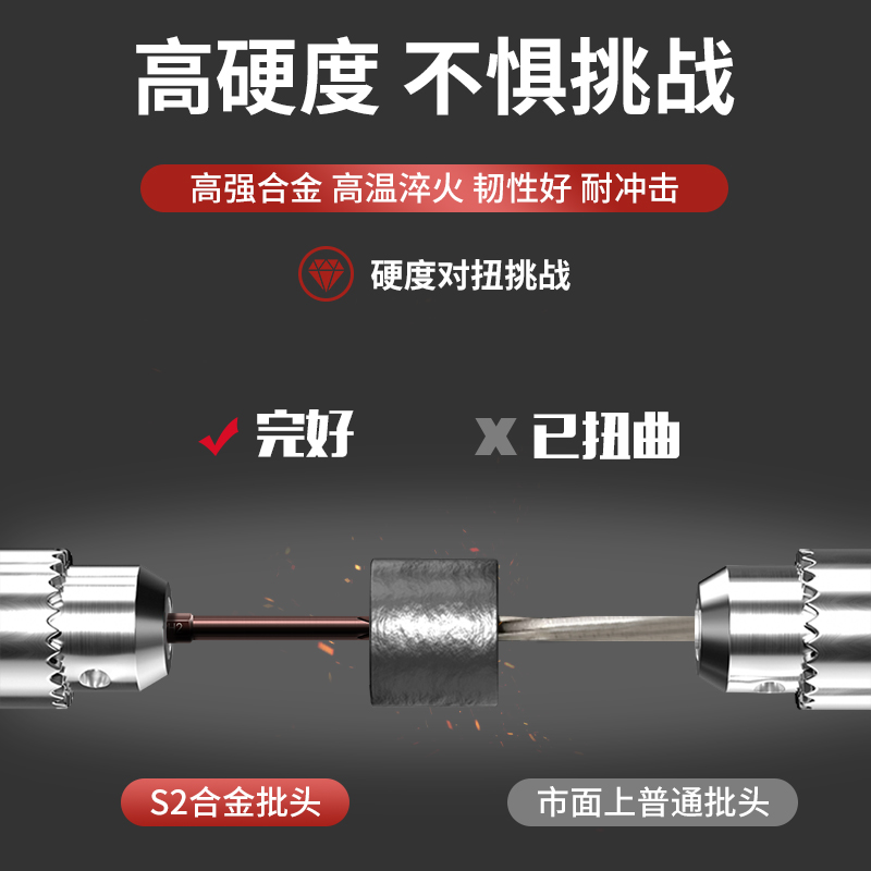 十字批头电动细手钻螺丝