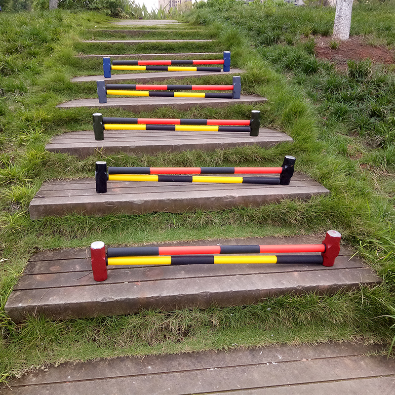 带柄大铁锤八角石头装修