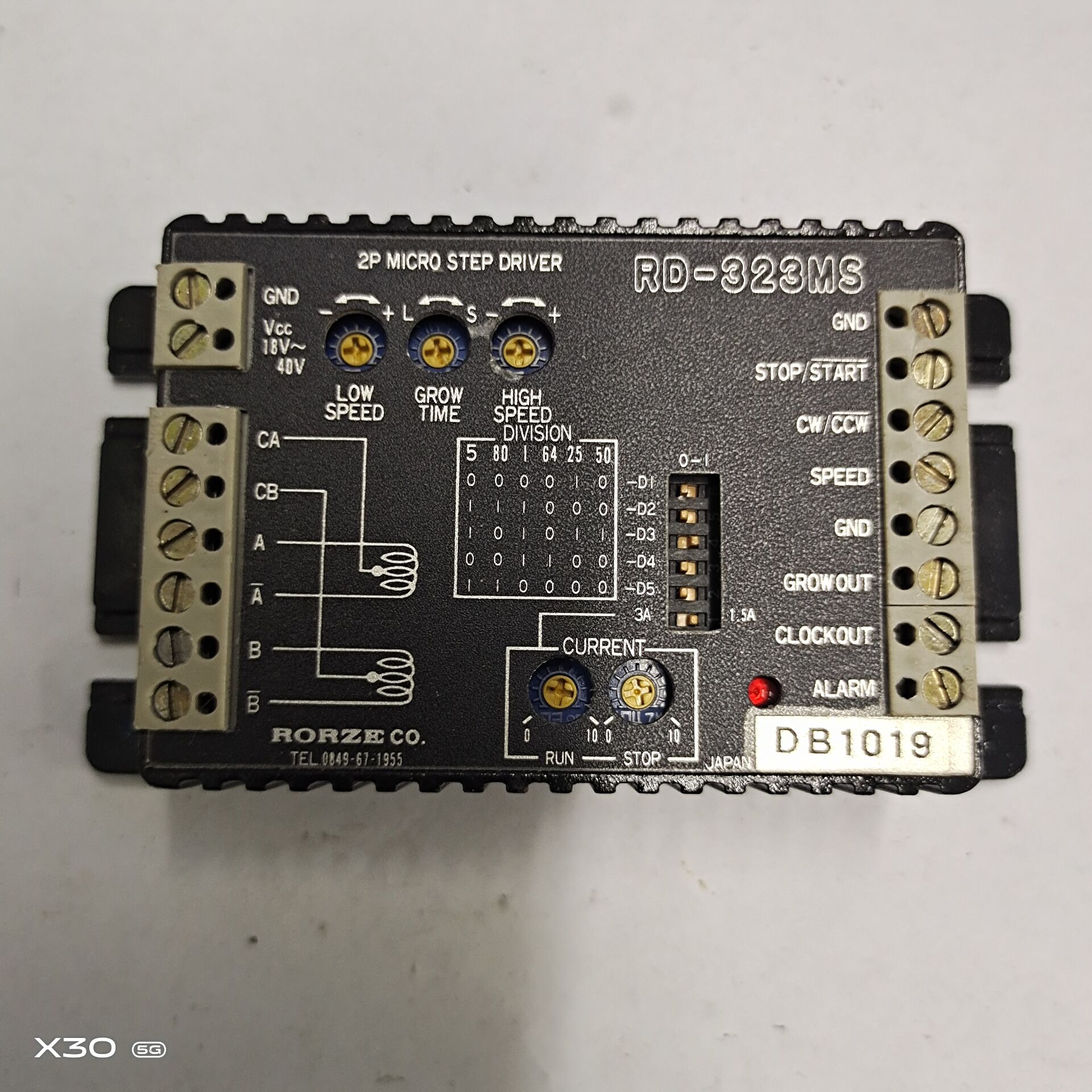 询价原装RORZE日本乐兹步进电机驱动器RD-323MS 现货广州发货实物