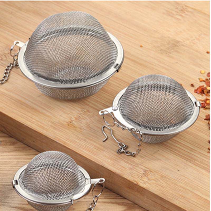 火锅调味漏球卤味煮肉盒泡器炖汤家用圆形料盒滤网不锈钢调料