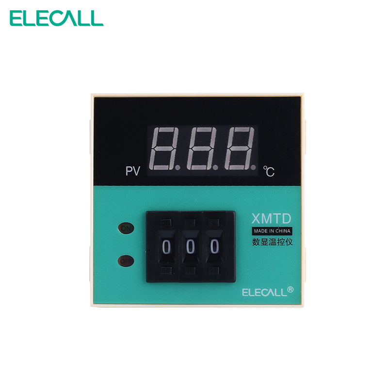伊莱科 智能温控仪 数显拨码温度控制器 温控开关 XMTD-2001