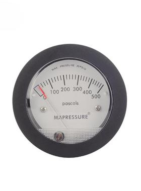 TE5000压差表指针式微压差计正负压力表真空气洁净室圆形差压计