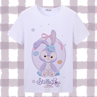 StellaLou星黛露芭蕾兔duffy达菲熊史黛拉雪莉玫短袖 上衣服 T恤衫