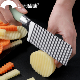 狼牙土豆刀波纹波浪刀厨房家用切菜神器花式切条器薯条洋芋专用切
