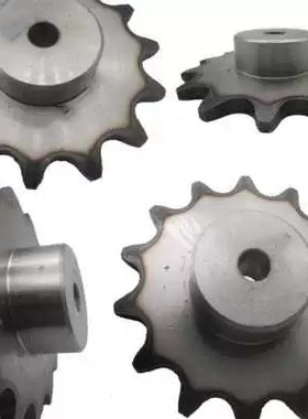 C2062/C212AL双节距 45钢链轮工业输送链 节距38.1大滚子链轮