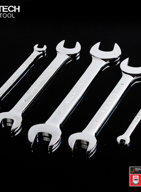 捷科开口扳手 双头扳手两用双开镜抛扳手公制板子汽修工具OWSF