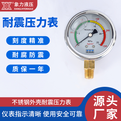 耐震压力表真空防油液水