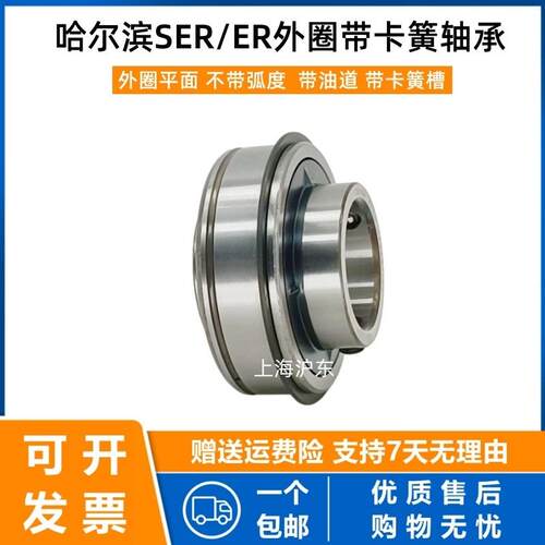 SER外圈平面带卡簧轴承ER204 ER205 ER206 ER207 ER208 ER209 210