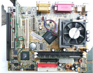 技嘉GA-6VEM 8601T带ISA槽主板!送CPU和风扇!线切割 工控税控机床