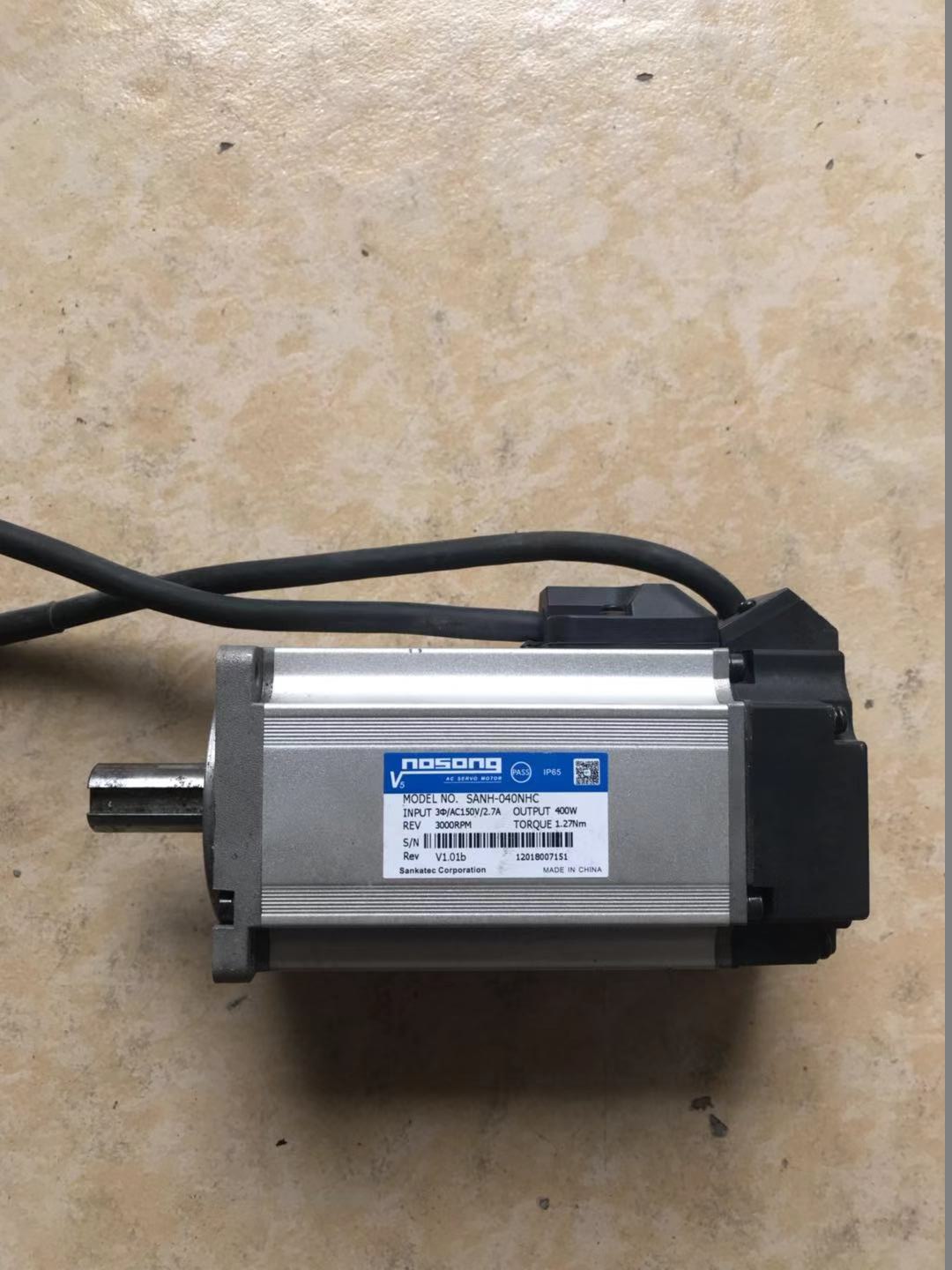 议价直拍不发：原装拆机伺服器电机SANH-040NHC 400W