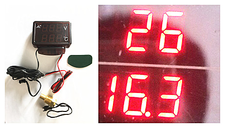 汽车货通用改装数字水温