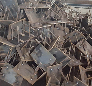 铁板预埋件 打孔铁板 预埋钢板 订做异型铁板 幕墙配件 角码 促销