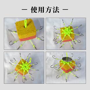 妖锋方块饵黑鸭子鱼饵鲢鳙方块饵料鲤鱼翻板钩抛竿海杆酸臭味妖风