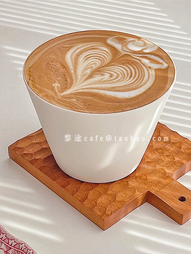 复古日式磨砂猪口杯纯白