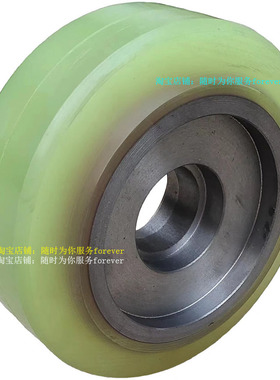 2.5T力至优升高叉车FBR25万向轮平衡轮  聚氨酯PU支撑轮摩擦轮